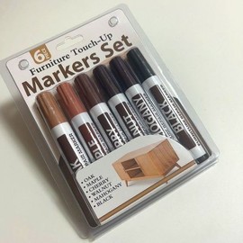(JQ) Furniture Scratch Restoration Marker Pen 6 Colors / (제이큐)가구 스크레치 마카펜 복원 마커펜 6색