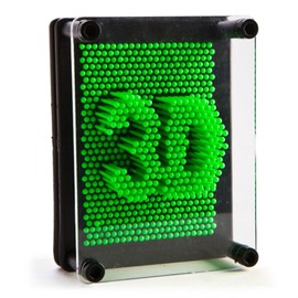 MDI Australia Green Neon Pin Art, Black/Green