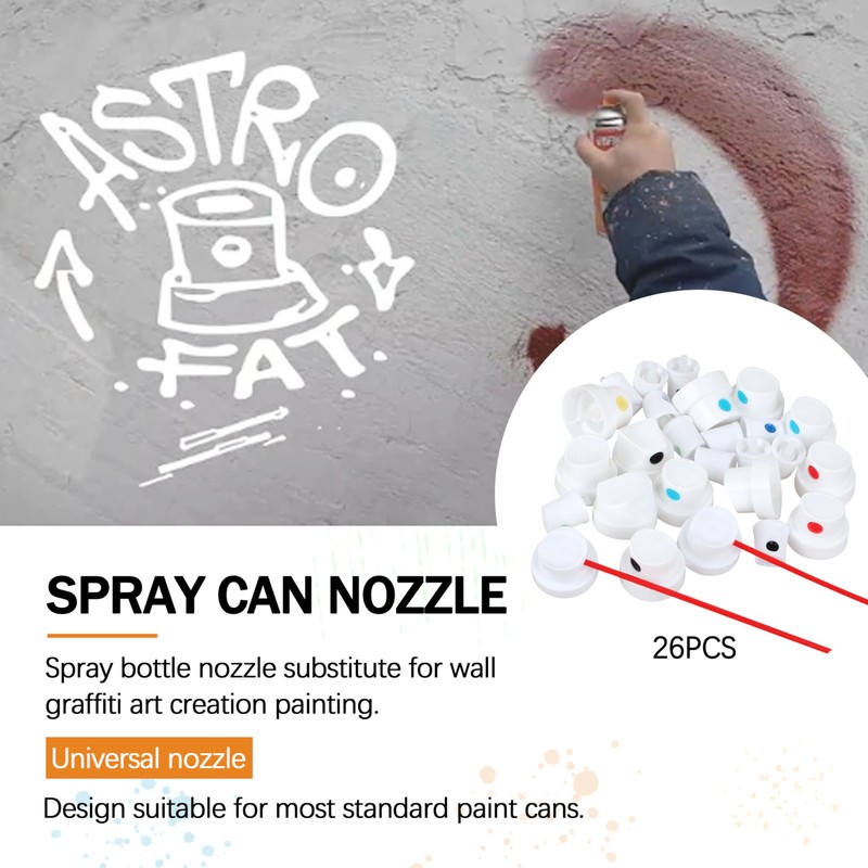 Universal Spray Paint Caps for different spray cans-Spray Can Nozzle-Spray