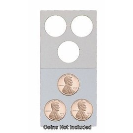 Guardhouse 3 Hole Penny Paper Mylar Coin Flips 2x2 300 Pack
