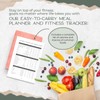 Weekly Meal Planner and Fitness Tracker - Log Workouts, Track