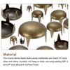 sourcing map 100Pcs Bronze Round Dome Rivets, 10 Sizes Brass