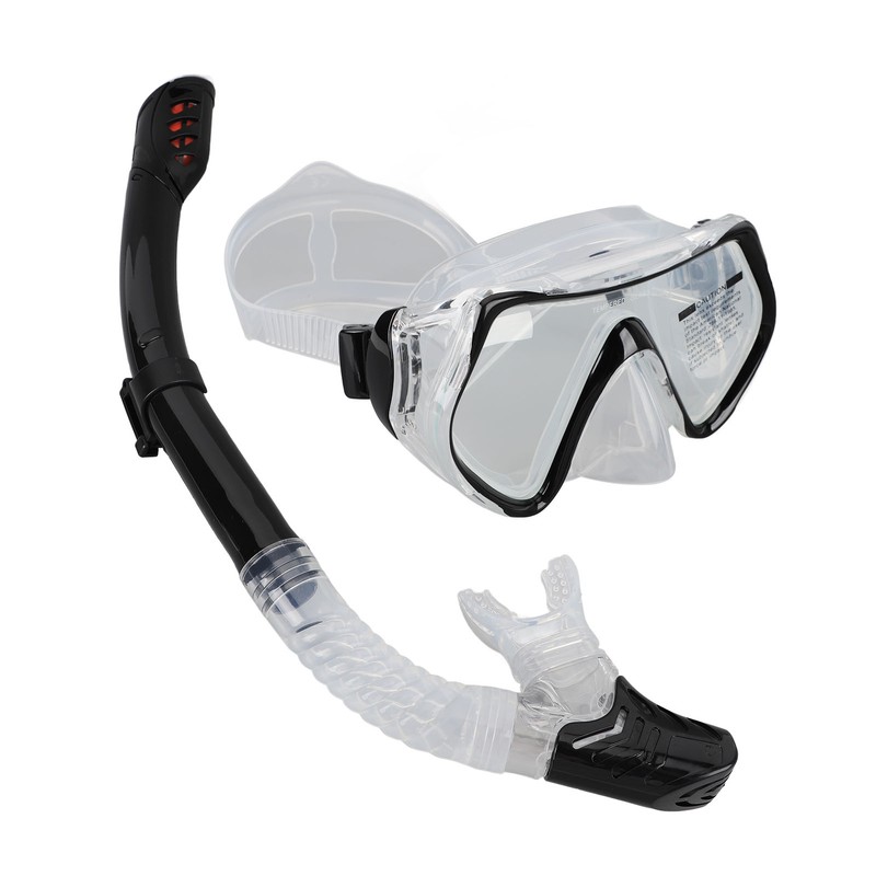 Diving Goggles Silicone Glass Plastic Ultra Clear Comfortable Adjustable Diving