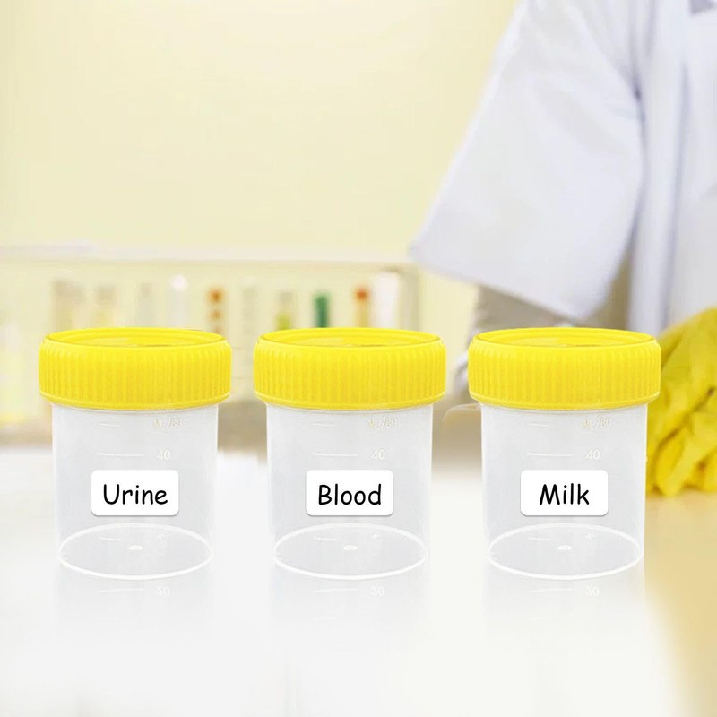 5 Pieces of 60Ml Sample Cups and 1 Blank Label,