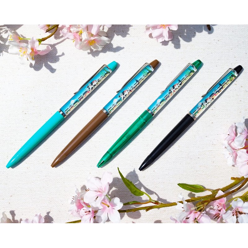 Cute Cat Ballpoint Pen Floating Pen Classic Tokyo (Black)