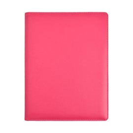 Arpan A4 Certificate Presentation Folder, Faux Leather Document Organizer, Professional Portfolio Book, Conference Display Binder (Pink, 48 Pockets 96 Sides)