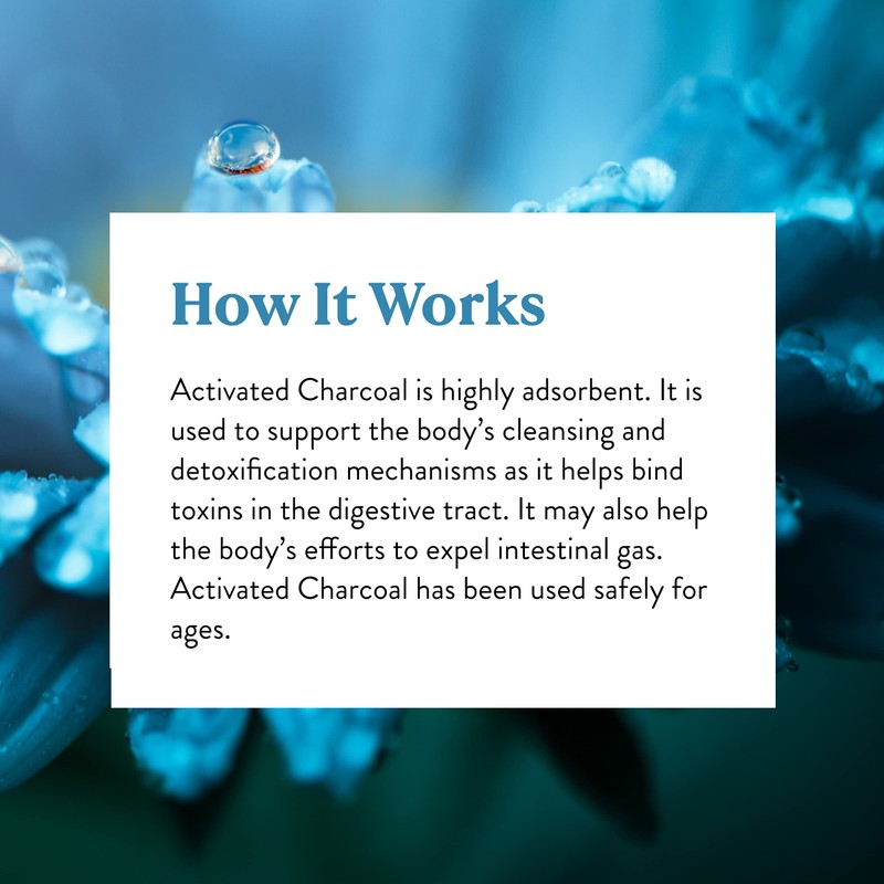 Nature's Sunshine Activated Charcoal 120 Capsules