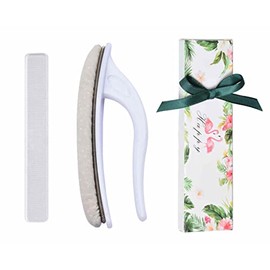Búakso - Buffers de uñas naturales para uñas artificiales, uñas artificiales y gamuza limpiadora, todo en un solo paso, kit de limpieza de uñas natura