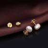 12PCS 925 Silver Earring Backs Replacements, 18K Gold Plated Hypoallergenic