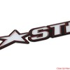 Stratos Boat Raised Decal 203902 | Black White Red Trailer