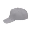 Lids Blank Hook Shot A-Frame Adjustable Snapback Hat, Light Grey