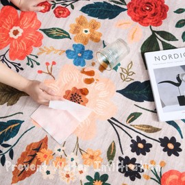 Rugcomf Runner Rug for Hallways Kitchen Runner Rug Non Slip 2'6''x8' Washable Runner Rugs with Rubber Backing Soft Floral Carpet Runner for Hallways, Kitchen, Laundry, Bedroom, Bathroom(Green)