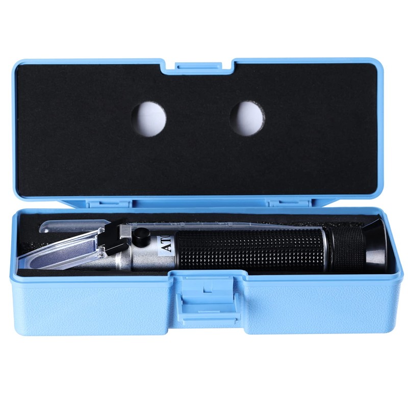 XINJIAYI Water Salt Refractometer, Hydrometer with Two Scales: Specific Gravity