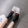 Lifemaster Women's Two-Toe Socks, Cute, Cat Socks, 2 Finger Socks,