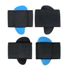 mitas Arch Support, 2 Pair Set, Arch Insole, Cushion, Easy Fit, Left/Right Set, Elastic Support, Foot Support, Sports, Stress Reduction, Training, Fitness, No Toes, Pads