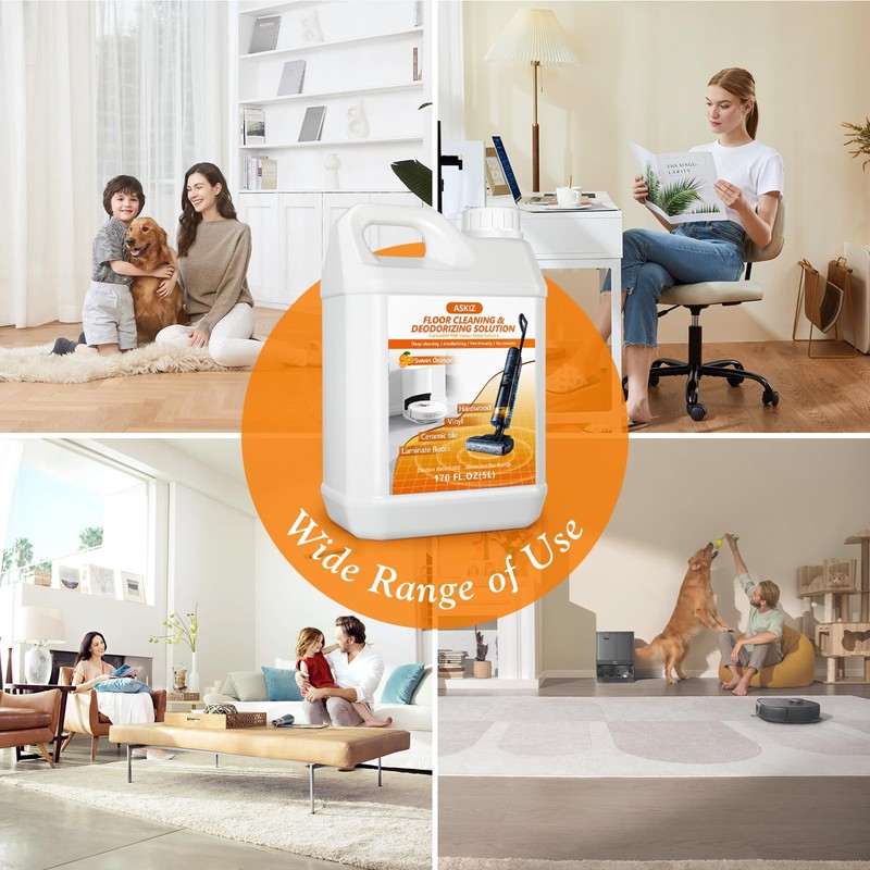 5L Floor Cleaning Solution,Floor Cleaner for Mopping with Tineco,Deep Cleaning