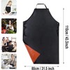 Durable waterproof apron Rubber vinyl, heavy duty 43 "x 31"