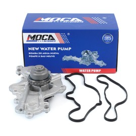 MOCA Water Pump w/Single Sprocket Fit 08-10 for Mazda CX-9 V6 3.7L (To 12/14/2010) & 08-12 for Ford Taurus V6 3.5L & 07-12 for Lincoln MKZ V6 3.5L & 08-09 for Mercury Sable V6 3.5L
