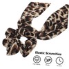 Mikinona 2 Pcs Leopard Print Scrunchies Hair Accessories for Girls