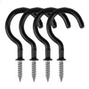 KOFOT Carbon Steel Vinyl Coated Screw Hooks, 20 Pack, 2.9