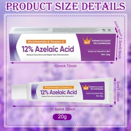 Azelaic Acid Serum, Azelaic Acid 12% Face Serum, Azelaic Acid Face Serum, Against Redness, Azelaic Acid Face Serum for Sensitive Skin