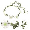 OHPHCALL Flower Crown Leaf Hair Wreath for Women Lightweight Bridal