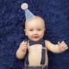 Agvgaza Half Birthday Hat -Baby 1/2 Birthday Cone Hat,Six Months