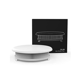 CALAB Aero Breath Replaceable Filter 1pcs for 3 Months, Against Dust, Organic Vapors and Particulates, Protect for Paint, Sanding, Polishing, Spraying, and Other Outdoor Work (White)