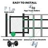 6" Wheels Rolling Gate Hardware Kit for Chain Link Gate