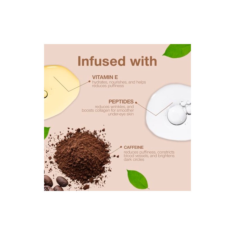 Palladio Iluminador para Ojeras - Corrector con Cafeína y Vitamina