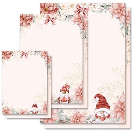 Writing Paper Sets Christmas World Christmas Tale 50 Sheets Letter Paper + 50 Matching DIN Long Envelopes with Window
