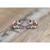 Adartse Arts Aztec Wooden Stud Earring Set | Miquiztli (Death)