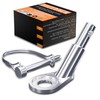 NICEDACK Bicycle Trailer Coupling, 12 mm Bicycle Tow Bar, Dog