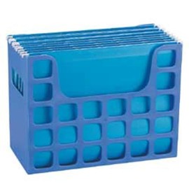 Oxford® Decoflex® File Holder, Letter Size, Blue