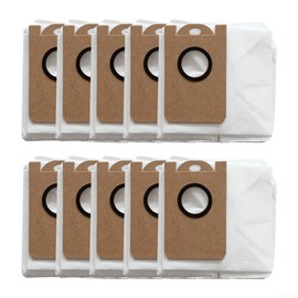 4/10 Pack Replacement Dust Bags Fit For Airzeen Q10 Pro Robot Vacuum Cleaner, 2.5L Large Capacity Auto-Empty Station Bags With Advanced Filtration System(10 PACK)
