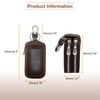 HARFINGTON 2Pcs Double Car Key Fob Case Leather RFID Smart