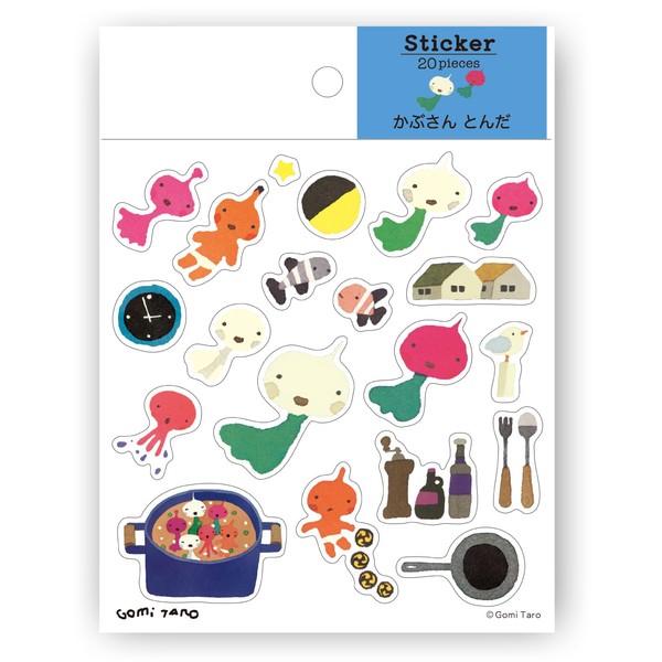 Gakken Staefl CM04050 Taro Gomi Transparent Seal, Kabu-san