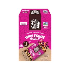 Second Nature Wholesome Medley Nuts Snack Mix 1.5 Oz 16 Counts