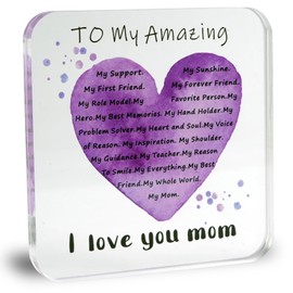 Mothers Day Gifts, Heart - Warming Christmas Gifts for Mom from Daughter, Meaningful Birthday Gifts for Mom from Son