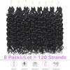 Gogo Curl Crochet Hair 18 Inch 8 Packs 120Strands Pretwisted