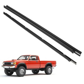 maXpeedingrods 4 PCS Front & Rear Outer Exterior Door Window Belt Weatherstrip Kit for Toyota Tacoma 1995-2004 Replace 68210-04020 68160-04020