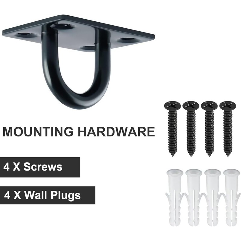 Mooche 8PCS Pad Eye Plate Suspension Ceiling Hook, Stainless Steel