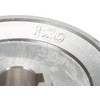 Ribimex Aluminium Pulley Strap, 24-120 mm, Silver, Passenger Car
