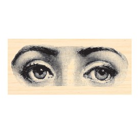 P132 Eyes rubber stamp