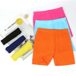 Auranso Girls Dance Shorts Breathable and Comfy Kids Cycling Shorts 6 Pack Stretchy Dancing Bike Pants for Girl Sports Play Underdress 8-10 Years