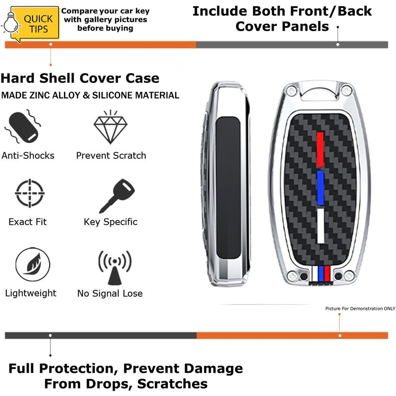 HIBEYO 3 Button Key Fob Cover Compatible with Nissan Altima