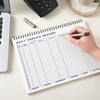 Saypacck 5 Pcs Daily Service Record Book 8.5 x 11