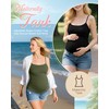 Ficerd 3 Pack Women's Maternity Tank Top Cotton Camisole with