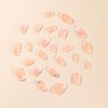 24Pcs Valentines Day Press On Nails Medium Square Fake Nails
