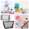Boao 3 Piece Mesh Cosmetic Bag Mesh Makeup Bag with